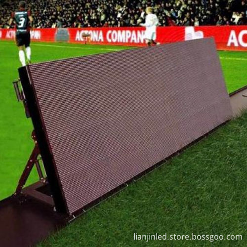LED Display with 1R1G1B DIP, 10mm Pixel Pitch and 70 to 80Hz Frame Frequency